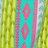 Popvil Lace Up Geometric Pattern A Line Maxi Dress