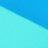 Popvil One Shoulder Color Block Cutout Blue Bikini Set
