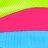 Popvil Color Block Bandeau Neon Green Bikini Set