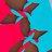 Popvil Front Cross Cutout Color Block Blue Bikini Set